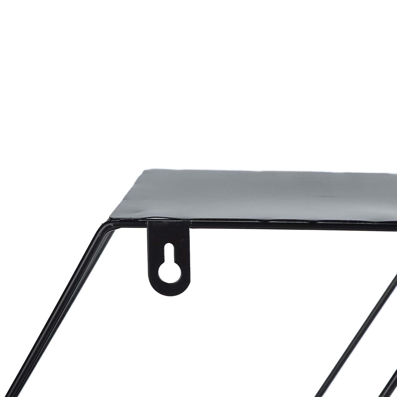 Hex Shelves Simple Wrought Iron Hexagonal Bedroom Living Room Office Wall Shelf DecorationBlack V1294-YM0523-3115210232211