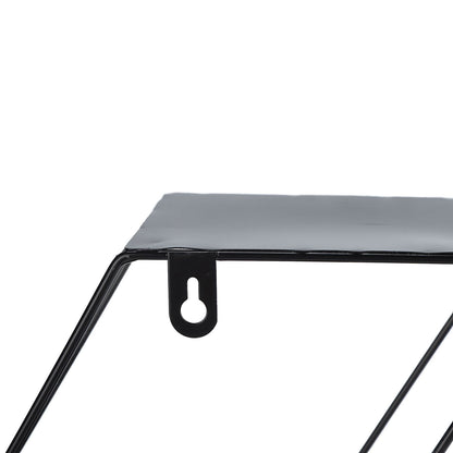 Hex Shelves Simple Wrought Iron Hexagonal Bedroom Living Room Office Wall Shelf DecorationBlack V1294-YM0523-3115210232211