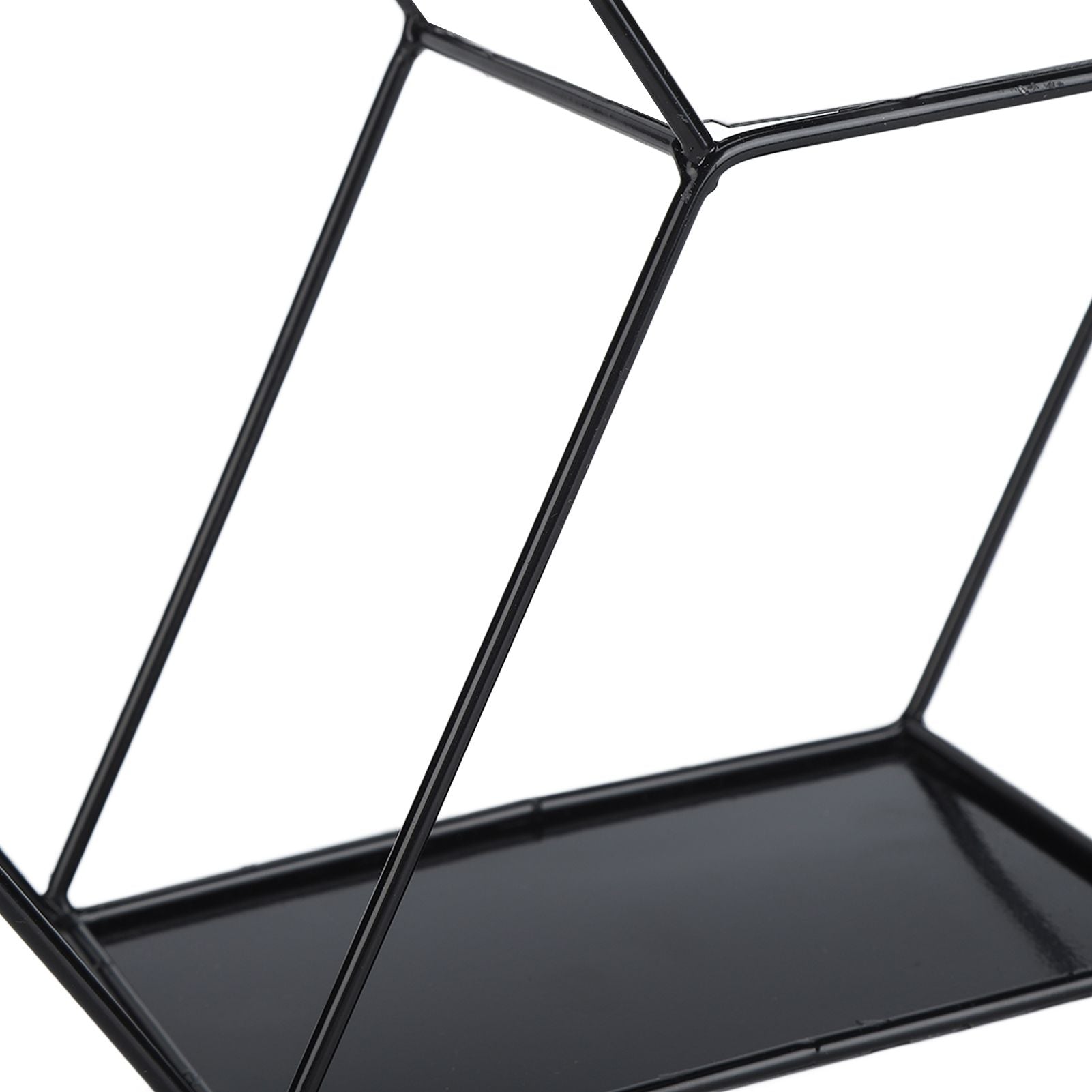 Hex Shelves Simple Wrought Iron Hexagonal Bedroom Living Room Office Wall Shelf DecorationBlack V1294-YM0523-3115210232211