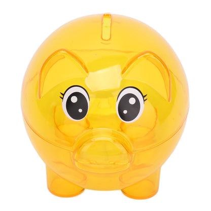 Transparent Plastic Money Saving Box Break Resistance Pig Shaped Piggy Bank for ChildrenL V1294-YM0523-3115210233211