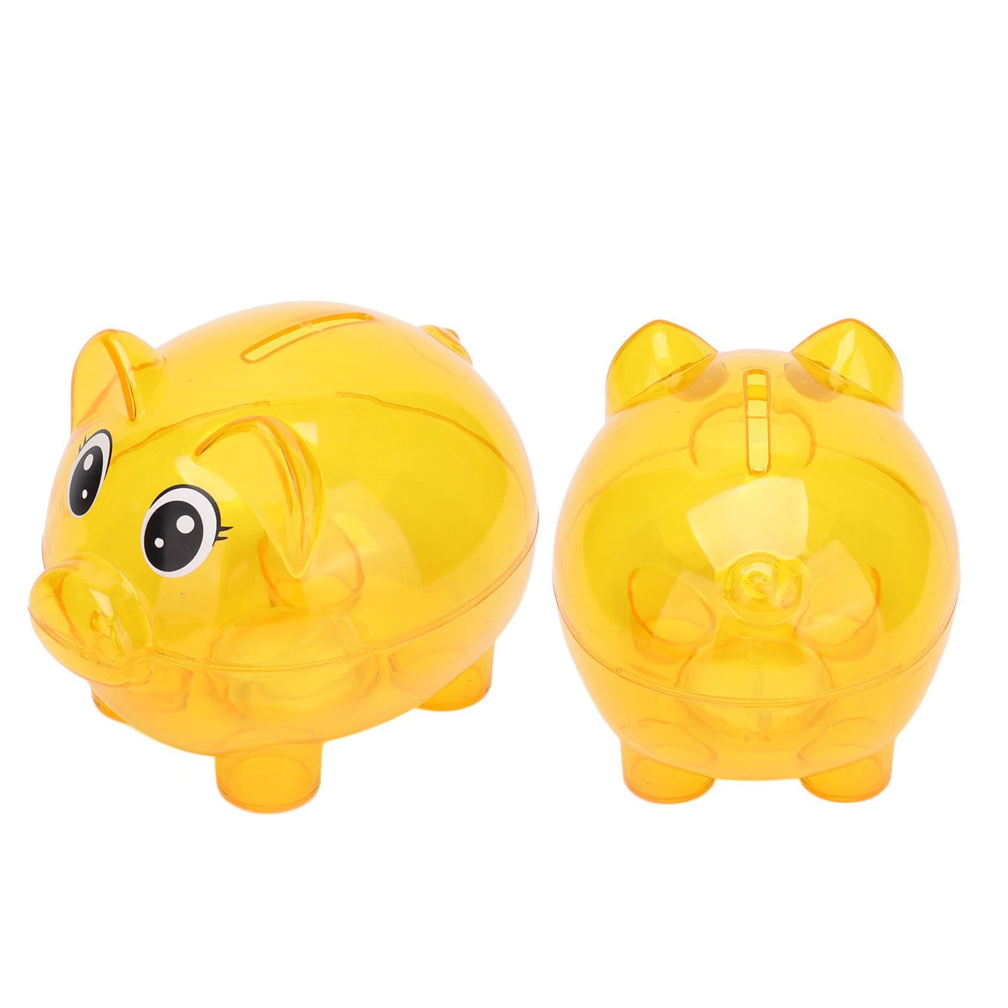 Transparent Plastic Money Saving Box Break Resistance Pig Shaped Piggy Bank for ChildrenL V1294-YM0523-3115210233211