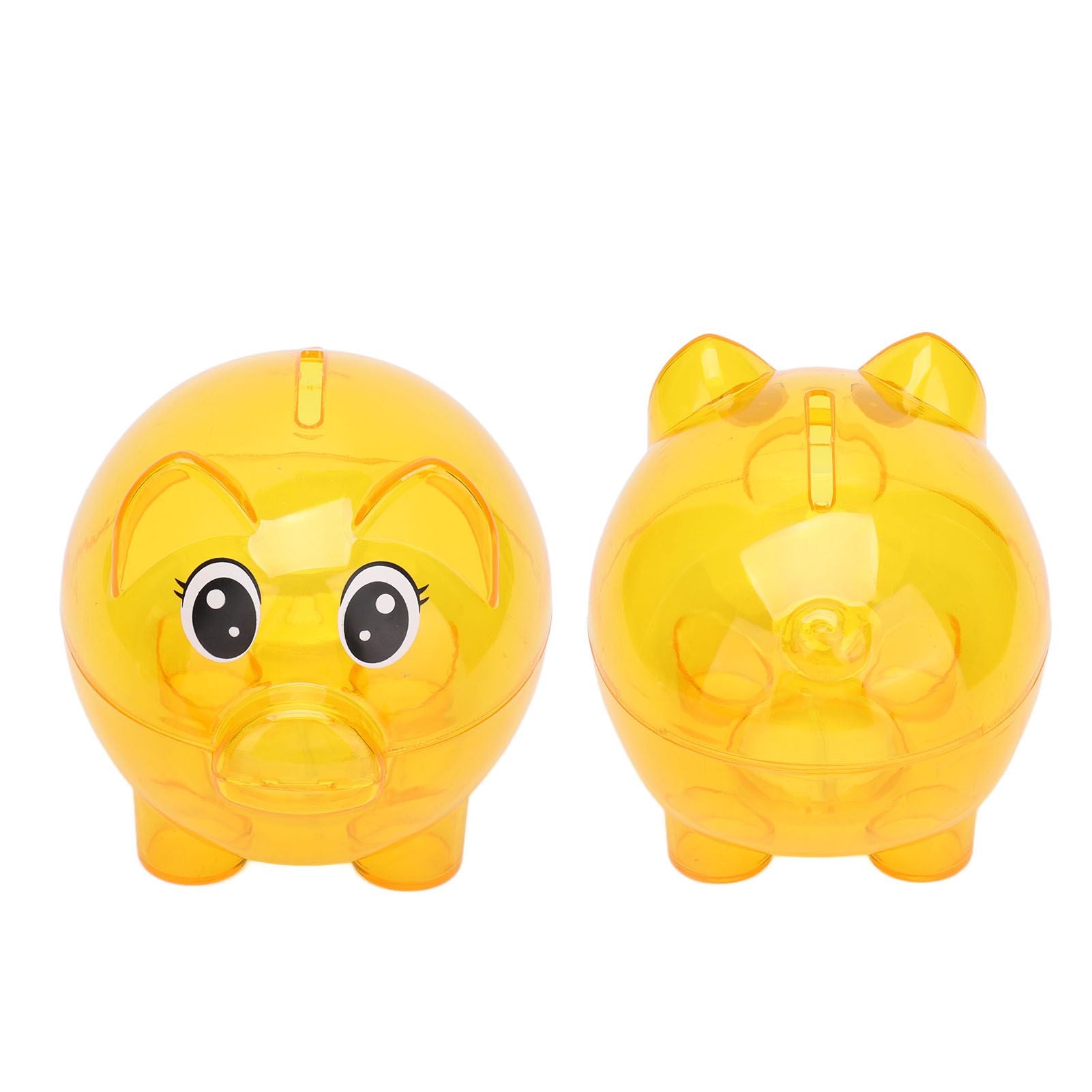 Transparent Plastic Money Saving Box Break Resistance Pig Shaped Piggy Bank for ChildrenL V1294-YM0523-3115210233211