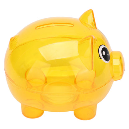 Transparent Plastic Money Saving Box Break Resistance Pig Shaped Piggy Bank for ChildrenL V1294-YM0523-3115210233211