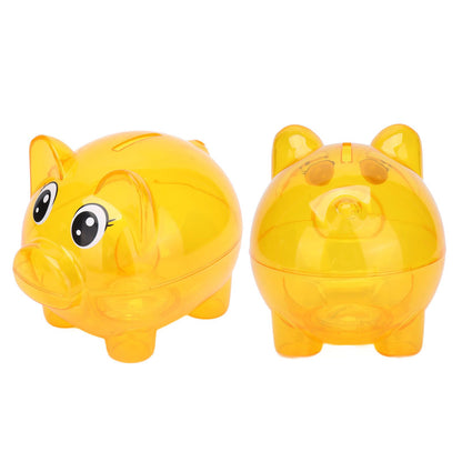Transparent Plastic Money Saving Box Break Resistance Pig Shaped Piggy Bank for ChildrenS V1294-YM0523-3115210233212