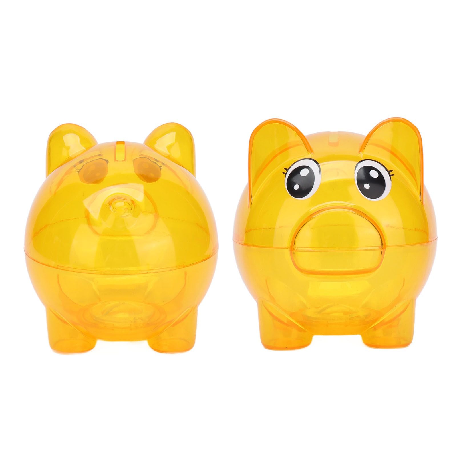 Transparent Plastic Money Saving Box Break Resistance Pig Shaped Piggy Bank for ChildrenS V1294-YM0523-3115210233212