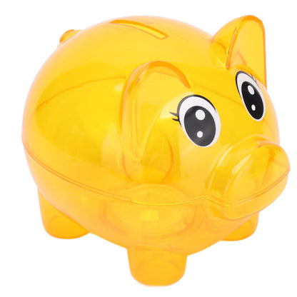 Transparent Plastic Money Saving Box Break Resistance Pig Shaped Piggy Bank for ChildrenS V1294-YM0523-3115210233212
