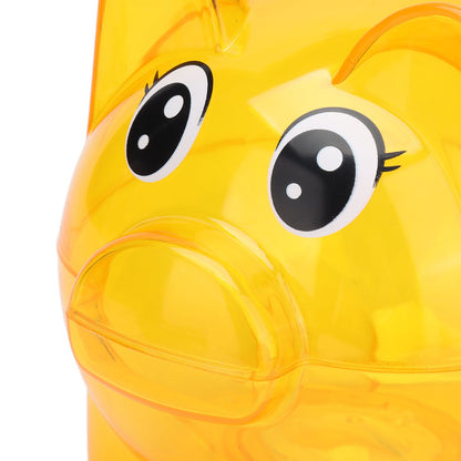 Transparent Plastic Money Saving Box Break Resistance Pig Shaped Piggy Bank for ChildrenS V1294-YM0523-3115210233212