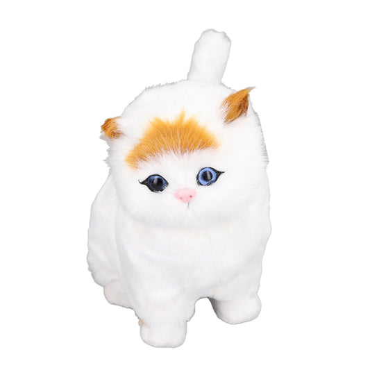 Simulation Animal Lovely Lifelike Simulation Animal Cat Doll with Sound for Kids Gift Home Decoration V1294-YM0523-3115210234311