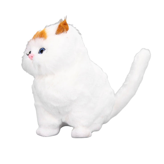 Simulation Animal Lovely Lifelike Simulation Animal Cat Doll with Sound for Kids Gift Home Decoration V1294-YM0523-3115210234311