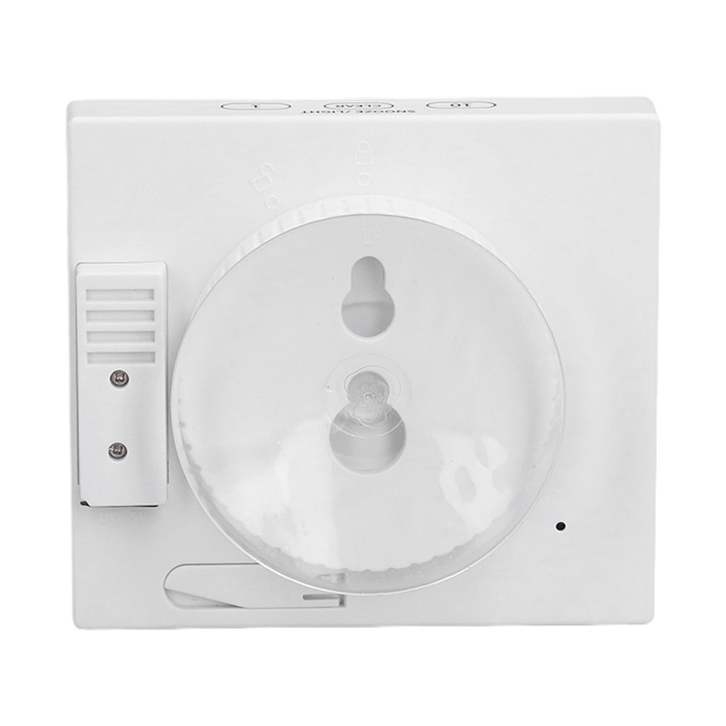 5in Wall Shower Clock Digital Timer Alarm Temperature Humidity Display Waterproof for Home BathroomWhite V1294-YM0523-3115210234511