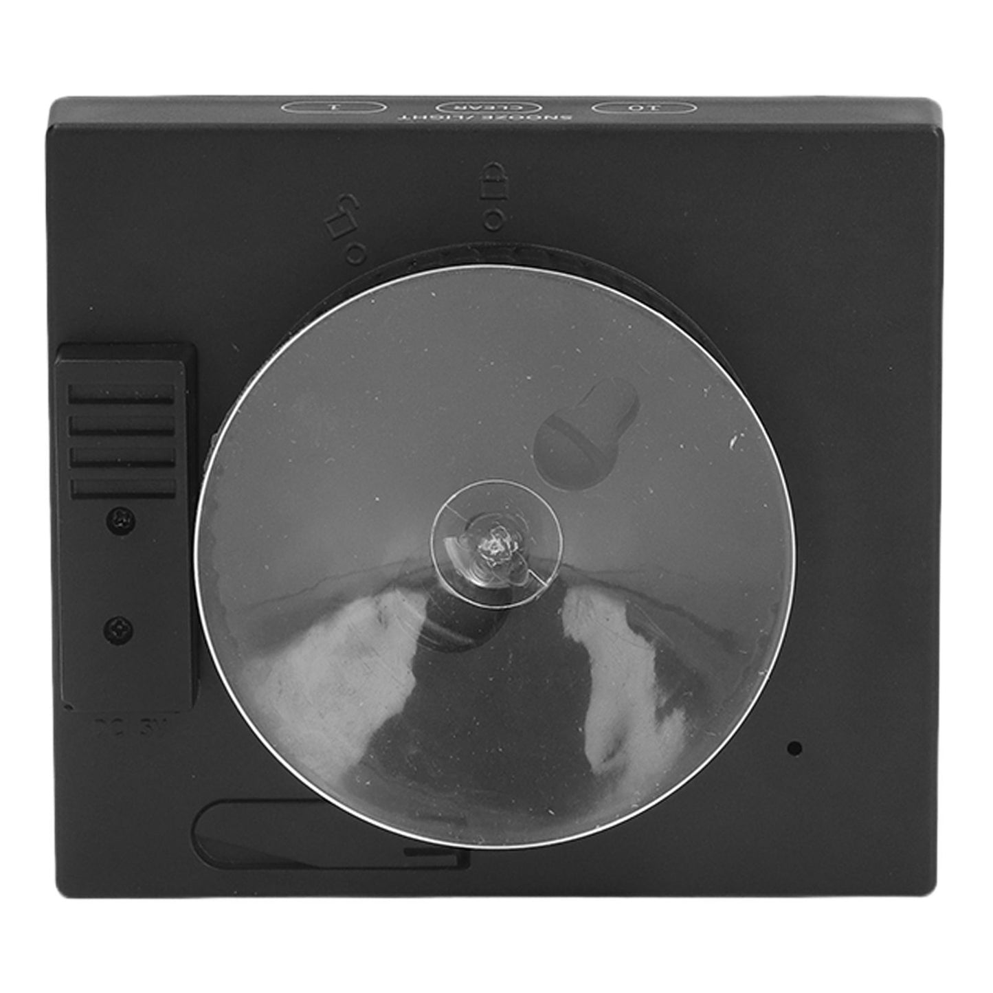 5in Wall Shower Clock Digital Timer Alarm Temperature Humidity Display Waterproof for Home BathroomBlack V1294-YM0523-3115210234512