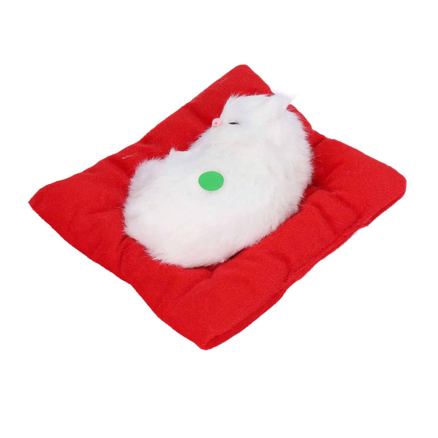 Fake Cats Sleeping Kitten Doll Toy Simulation Sleeping Cat On Pad Interactive Pet Toy with Sound Active V1294-YM0523-3115210235313