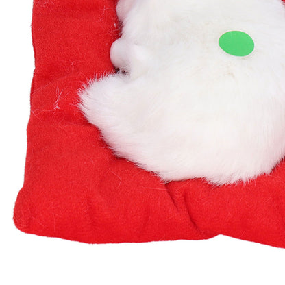 Fake Cats Sleeping Kitten Doll Toy Simulation Sleeping Cat On Pad Interactive Pet Toy with Sound Active V1294-YM0523-3115210235313