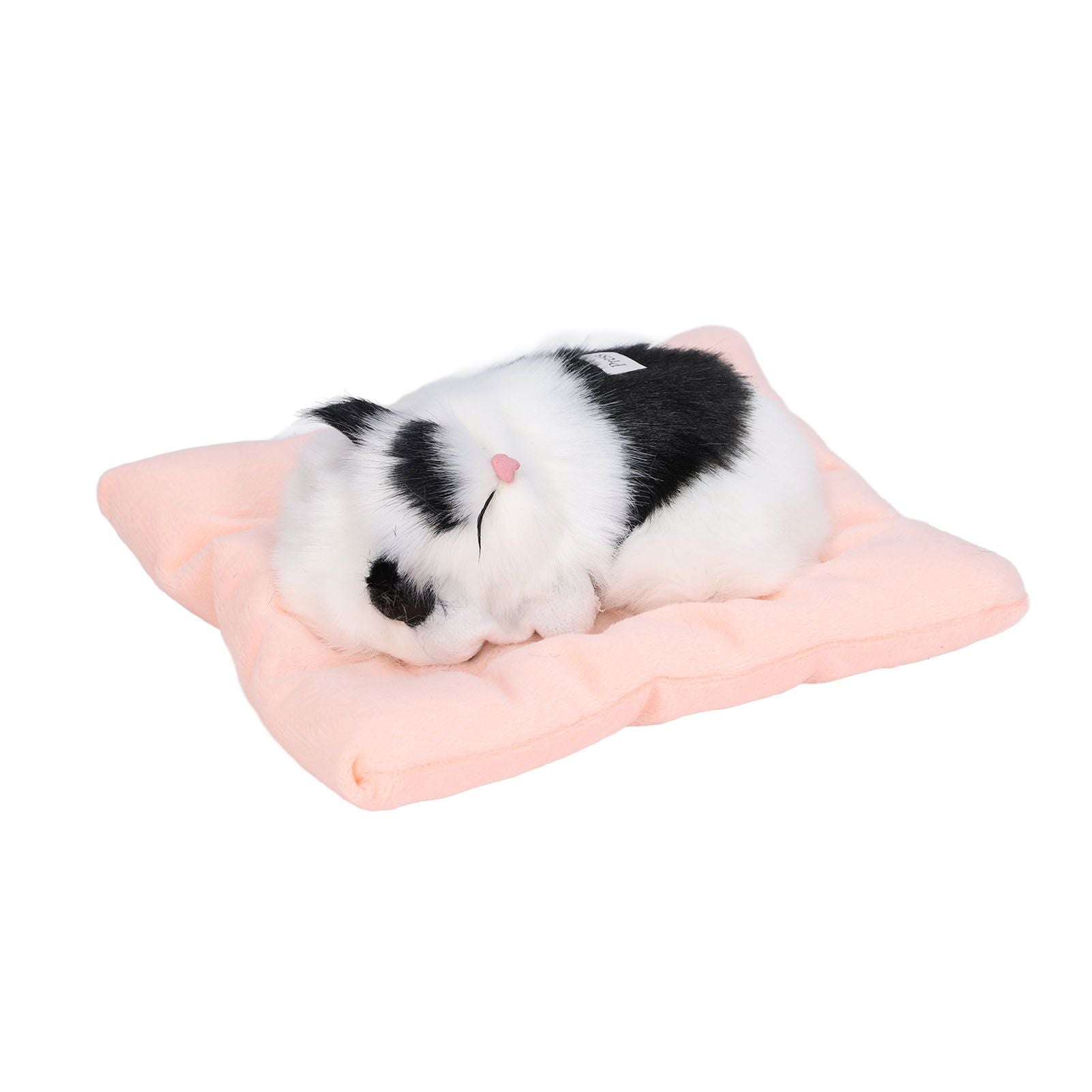 Fake Cats Sleeping Kitten Doll Toy Simulation Sleeping Cat On Pad Interactive Pet Toy with Sound Active V1294-YM0523-3115210235314