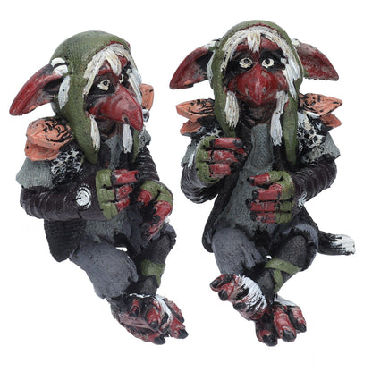 Resin Statue Garden Big Goblin Statue Leprechaun Anime Character Sculpture Home Decor Toys V1294-YM0523-3115210241611