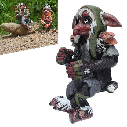 Resin Statue Garden Big Goblin Statue Leprechaun Anime Character Sculpture Home Decor Toys V1294-YM0523-3115210241611