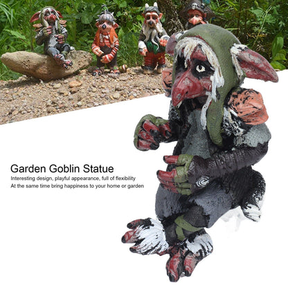 Resin Statue Garden Big Goblin Statue Leprechaun Anime Character Sculpture Home Decor Toys V1294-YM0523-3115210241611