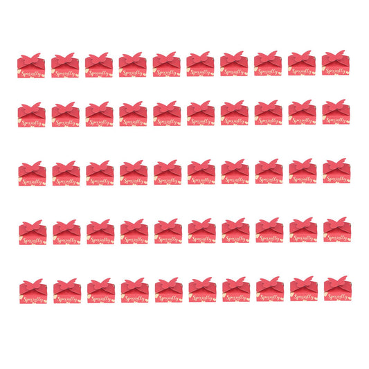 50pcs Favor Boxes Safe Durable Exquisite Lovely Gold Red Compact Portable Wedding Bags for Parties Birthdays V1294-YM0523-3115210242811