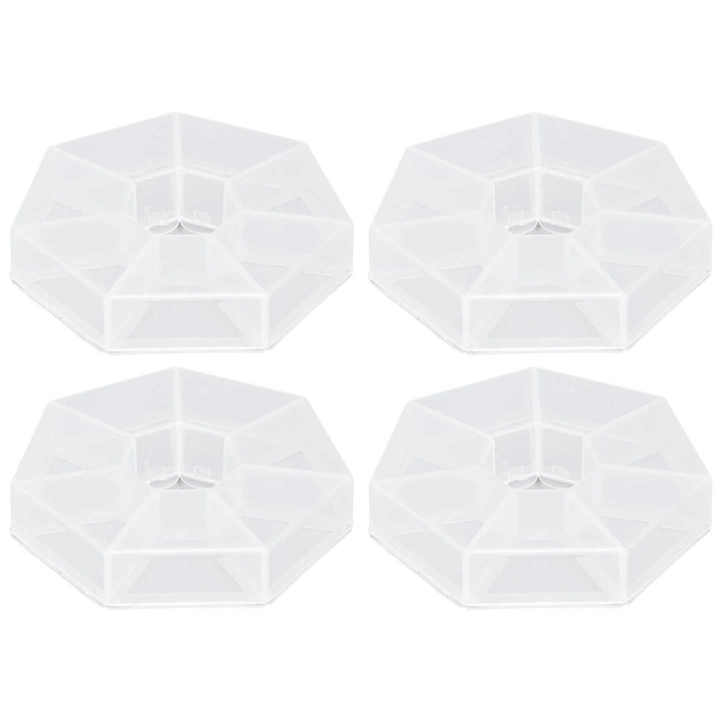 7 Grids Storage Box Clear Plastic Organizer Containers for Fishing Jewelry Pills V1294-YM0523-3115210244311