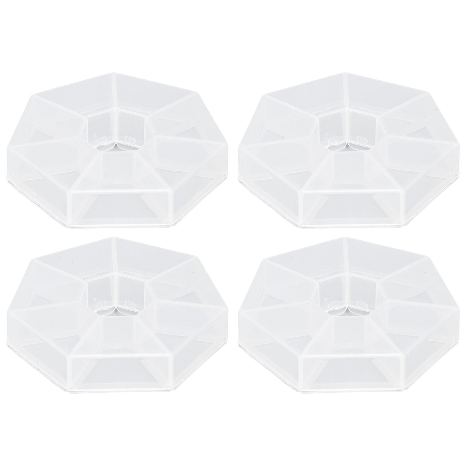 7 Grids Storage Box Clear Plastic Organizer Containers for Fishing Jewelry Pills V1294-YM0523-3115210244311