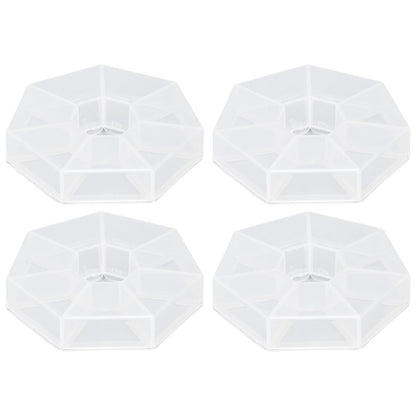7 Grids Storage Box Clear Plastic Organizer Containers for Fishing Jewelry Pills V1294-YM0523-3115210244311