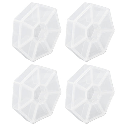 7 Grids Storage Box Clear Plastic Organizer Containers for Fishing Jewelry Pills V1294-YM0523-3115210244311