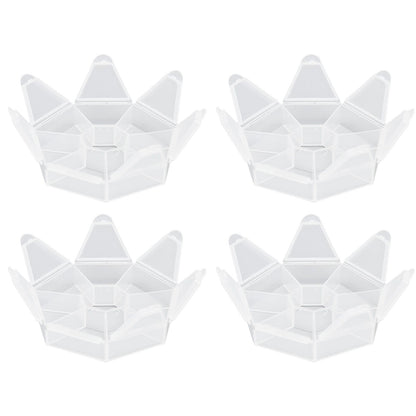 7 Grids Storage Box Clear Plastic Organizer Containers for Fishing Jewelry Pills V1294-YM0523-3115210244311