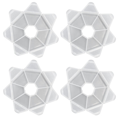 7 Grids Storage Box Clear Plastic Organizer Containers for Fishing Jewelry Pills V1294-YM0523-3115210244311