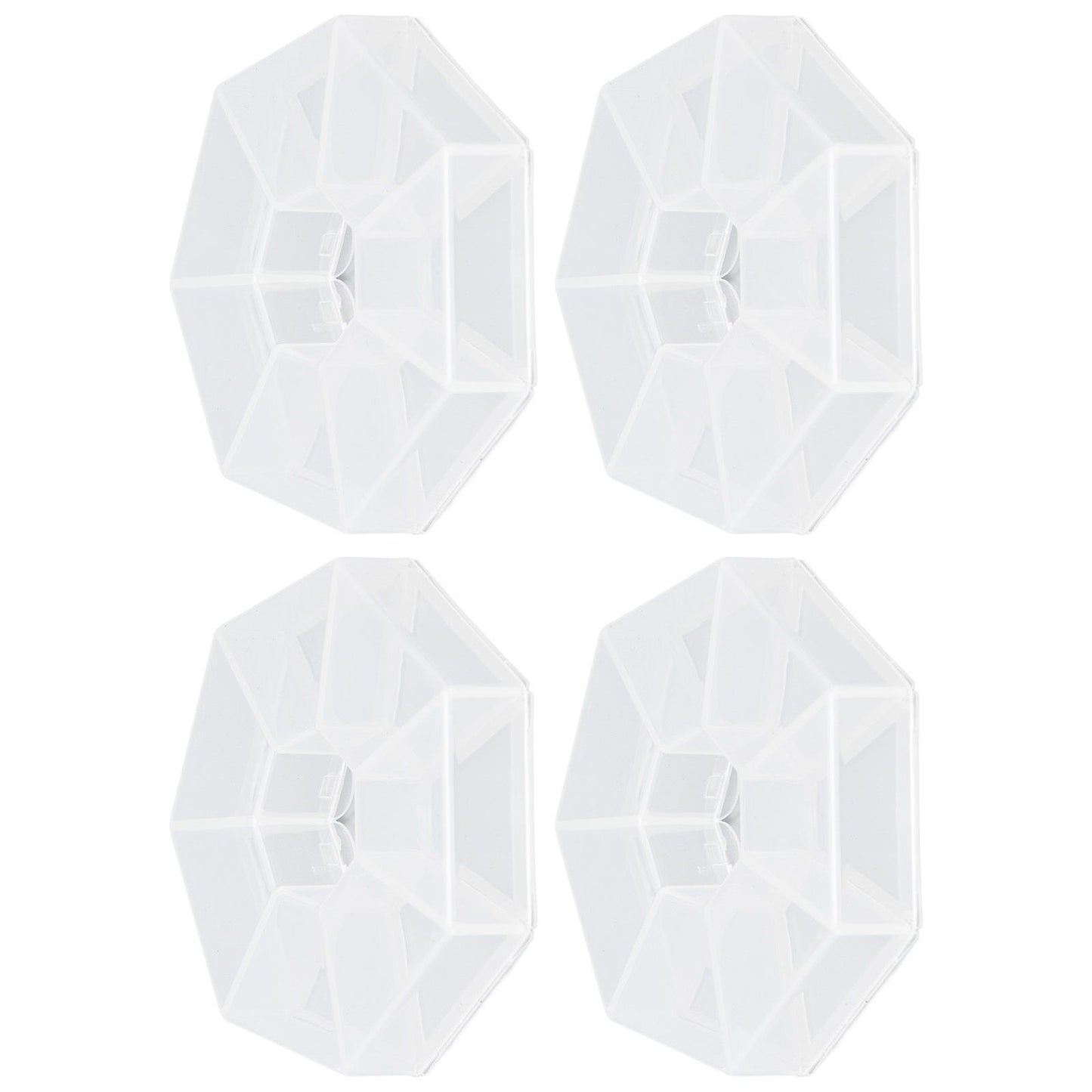 7 Grids Storage Box Clear Plastic Organizer Containers for Fishing Jewelry Pills V1294-YM0523-3115210244311