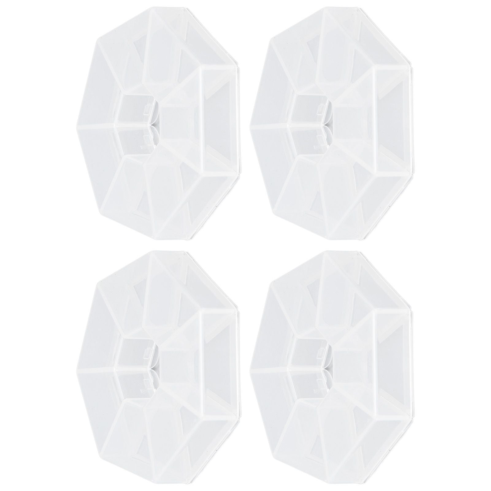 7 Grids Storage Box Clear Plastic Organizer Containers for Fishing Jewelry Pills V1294-YM0523-3115210244311
