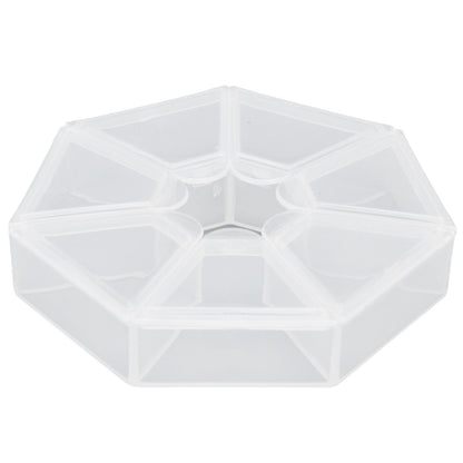 7 Grids Storage Box Clear Plastic Organizer Containers for Fishing Jewelry Pills V1294-YM0523-3115210244311