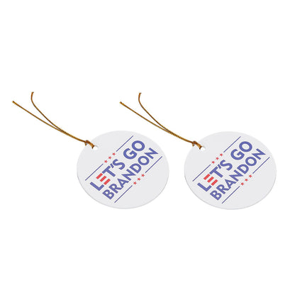 2Set Innovative Ornament Ceramic Christmas Tree Hanging Pendant for Party Wedding Decoration V1294-YM0523-3115210254011