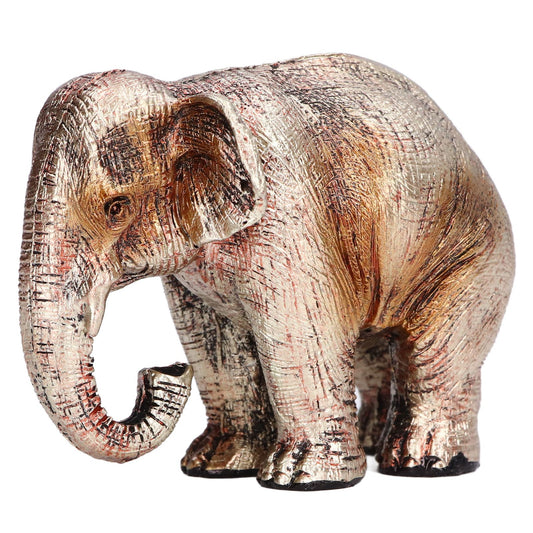 Elephant Statue Synthetic Resin Retro Style Exquisite Workmanship Elegant Cute Elephant Decoration V1294-YM0523-3115210295712