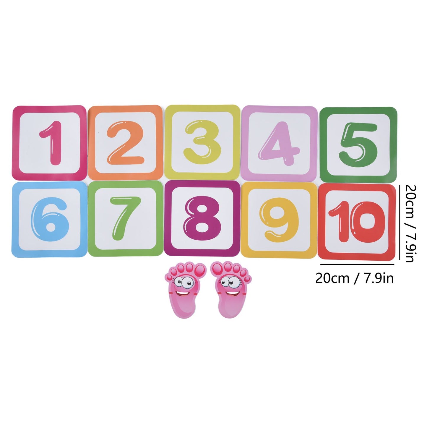 Game Floor Sticker Classic Number Environmental Protection PVC Waterproof Number Game Sticker V1294-YM0523-3115210296111