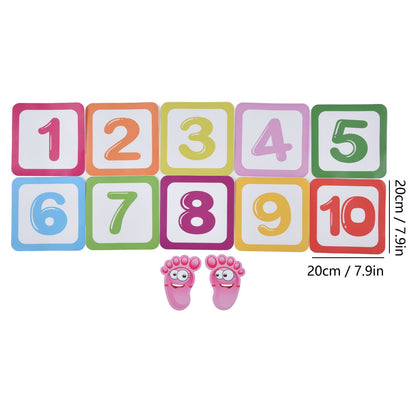 Game Floor Sticker Classic Number Environmental Protection PVC Waterproof Number Game Sticker V1294-YM0523-3115210296111