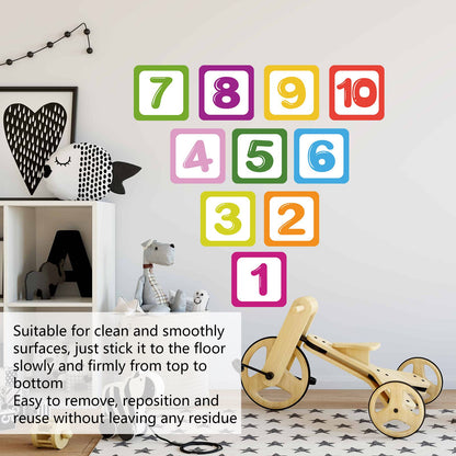 Game Floor Sticker Classic Number Environmental Protection PVC Waterproof Number Game Sticker V1294-YM0523-3115210296111