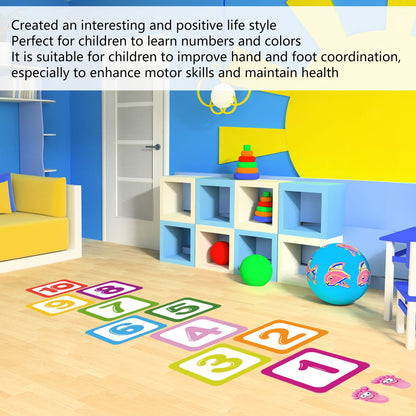Game Floor Sticker Classic Number Environmental Protection PVC Waterproof Number Game Sticker V1294-YM0523-3115210296111