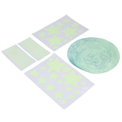 DIY Wall Sticker Glowing Star Luminous Wall Sticker PVC Wall Paper for Kids Bedroom Decoration V1294-YM0523-3115210296311