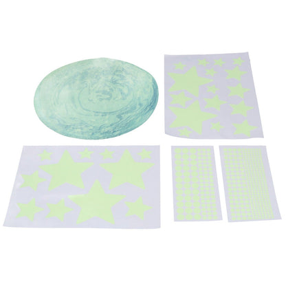 DIY Wall Sticker Glowing Star Luminous Wall Sticker PVC Wall Paper for Kids Bedroom Decoration V1294-YM0523-3115210296311