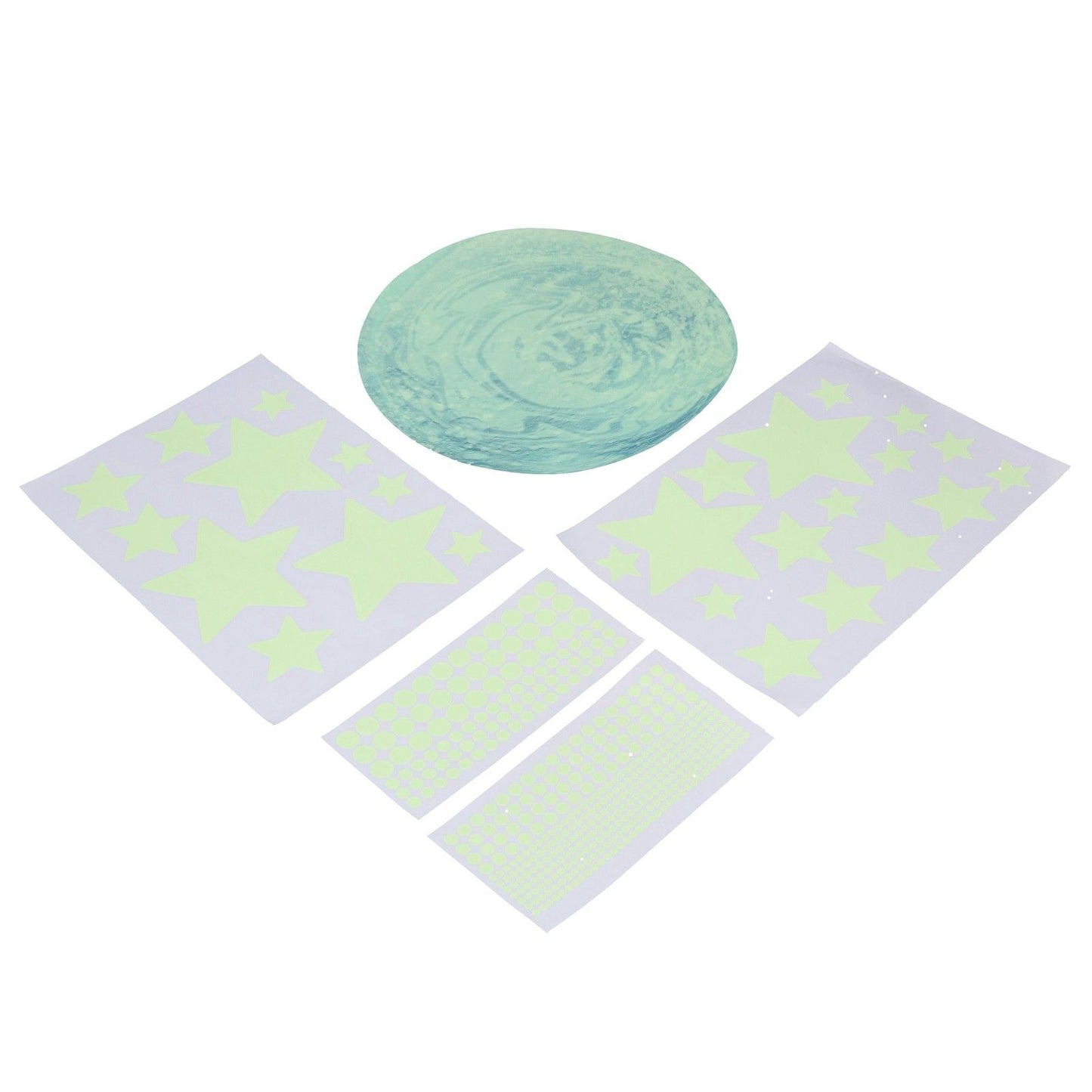 DIY Wall Sticker Glowing Star Luminous Wall Sticker PVC Wall Paper for Kids Bedroom Decoration V1294-YM0523-3115210296311