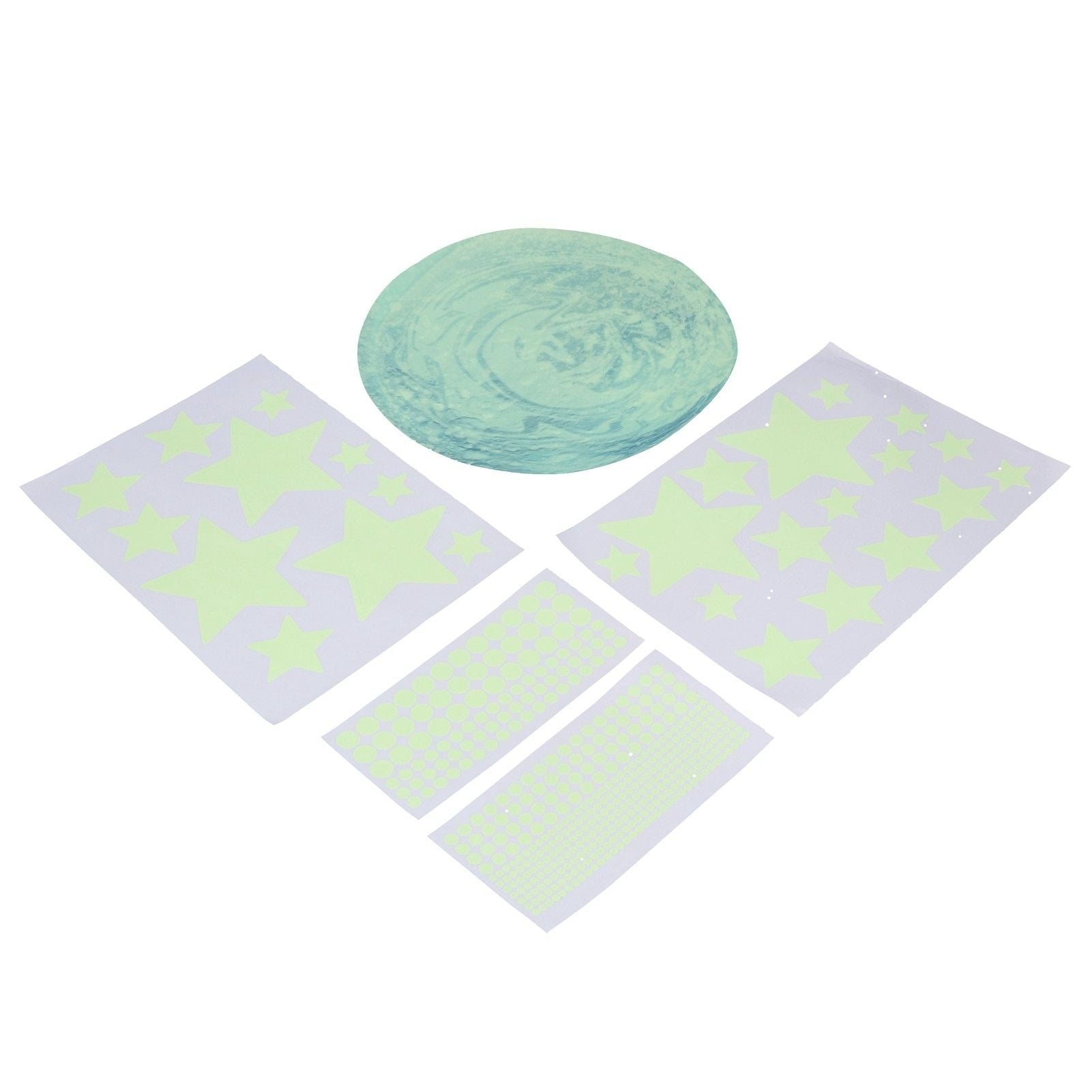 DIY Wall Sticker Glowing Star Luminous Wall Sticker PVC Wall Paper for Kids Bedroom Decoration V1294-YM0523-3115210296311