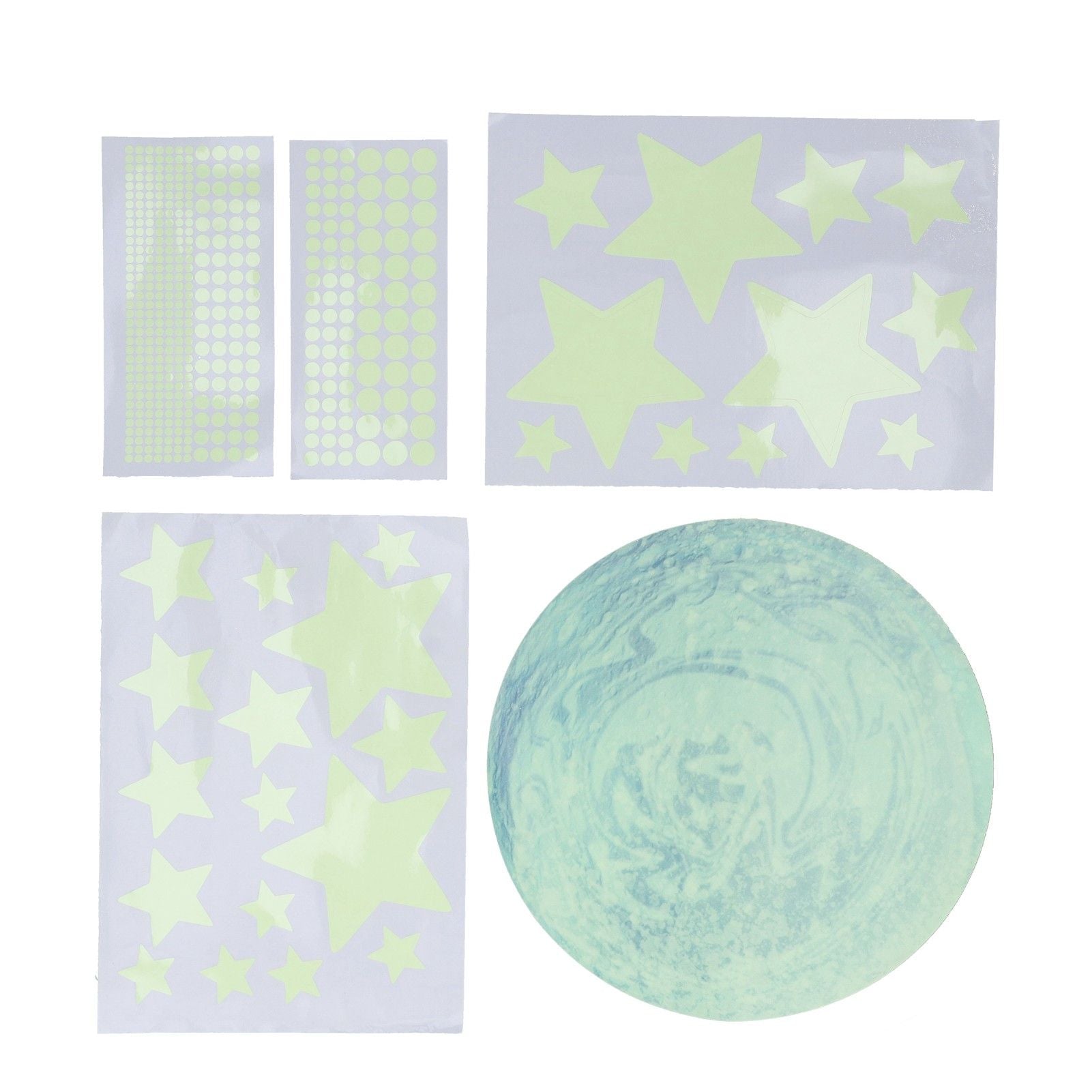 DIY Wall Sticker Glowing Star Luminous Wall Sticker PVC Wall Paper for Kids Bedroom Decoration V1294-YM0523-3115210296311