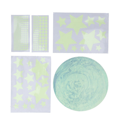 DIY Wall Sticker Glowing Star Luminous Wall Sticker PVC Wall Paper for Kids Bedroom Decoration V1294-YM0523-3115210296311