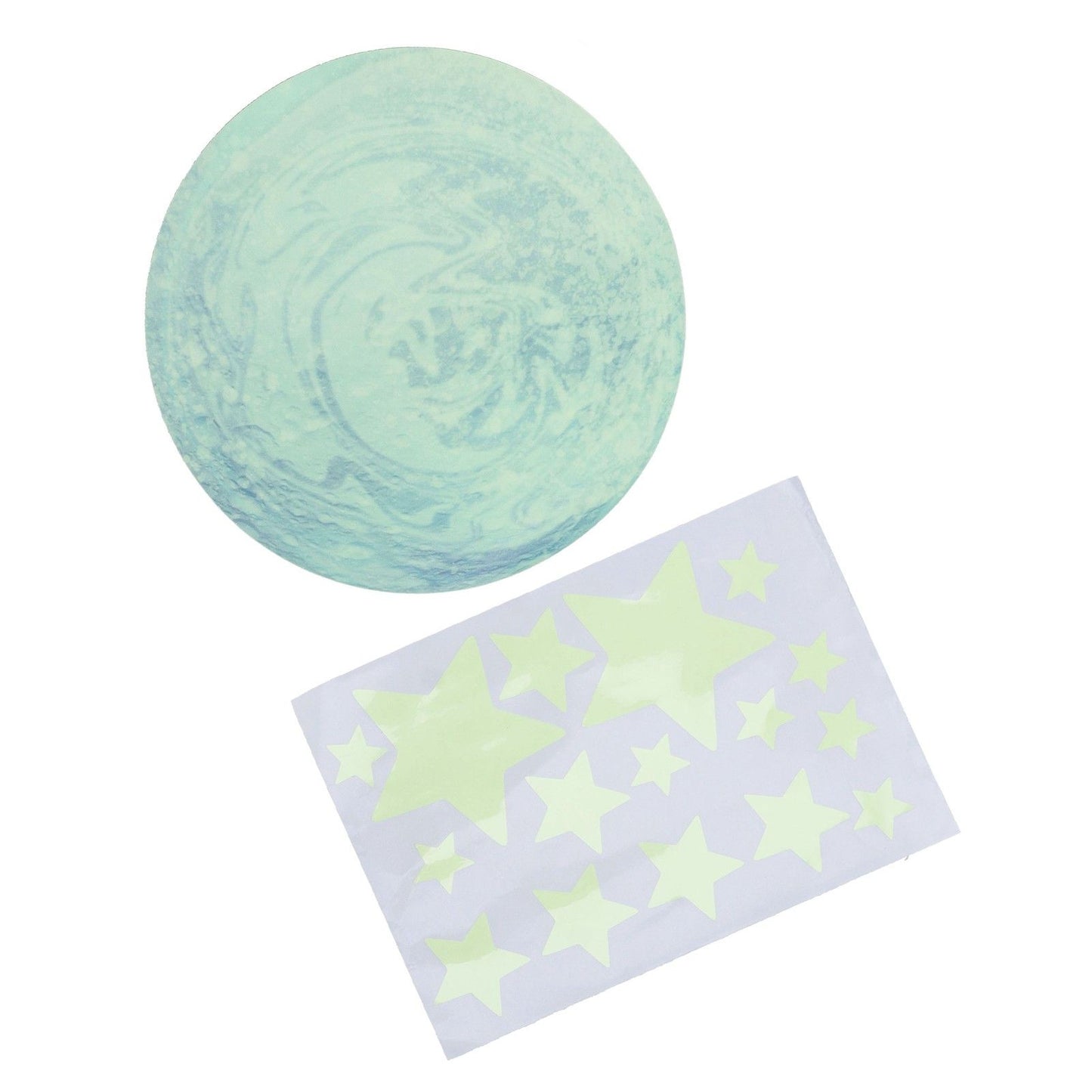 DIY Wall Sticker Glowing Star Luminous Wall Sticker PVC Wall Paper for Kids Bedroom Decoration V1294-YM0523-3115210296311