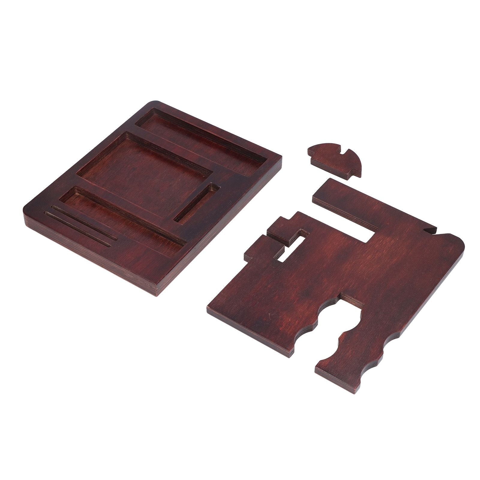 Desktop Storage Bracket Multifunctional Wooden Mobile Phone Base Watch Glasses Key Desktop Storage Bracket V1294-YM0523-3115210297311