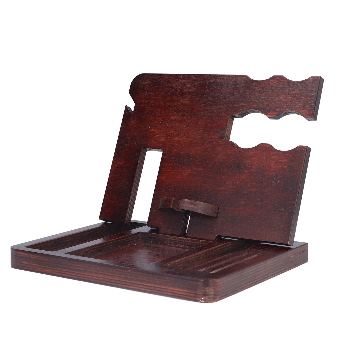 Desktop Storage Bracket Multifunctional Wooden Mobile Phone Base Watch Glasses Key Desktop Storage Bracket V1294-YM0523-3115210297311