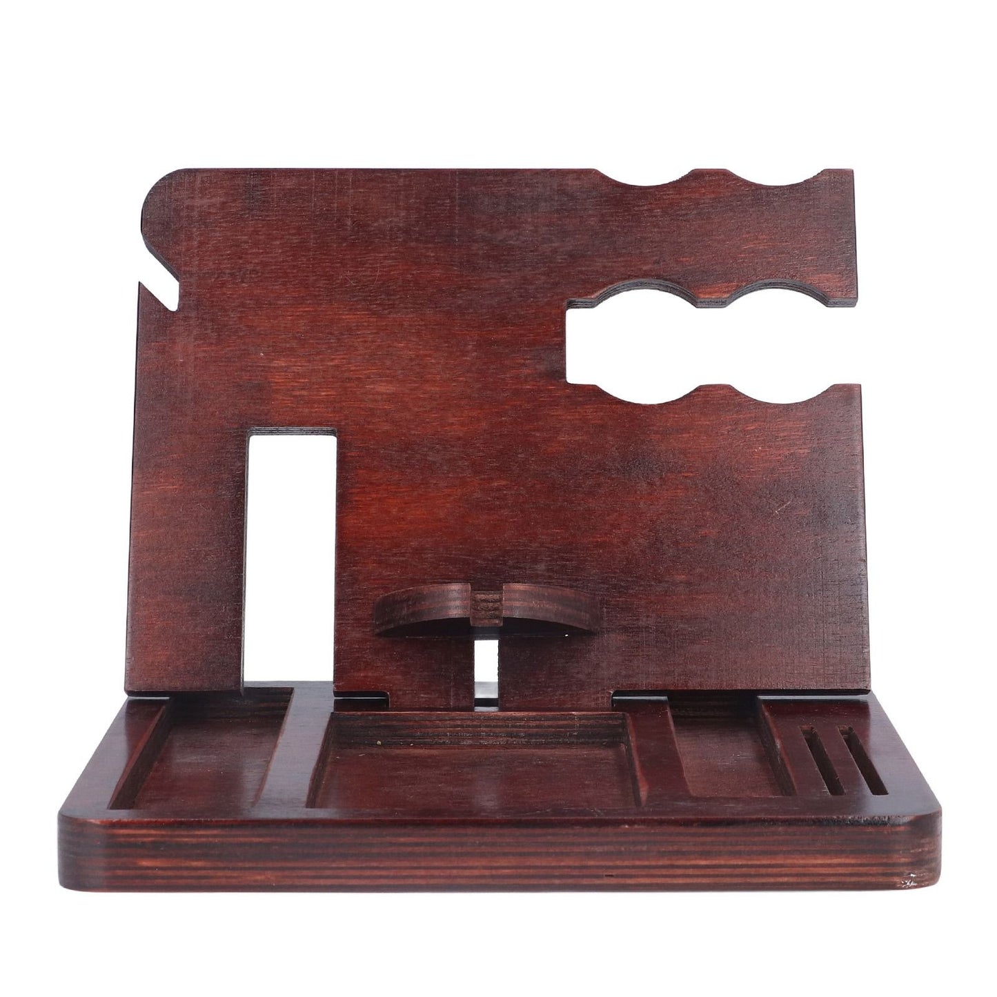 Desktop Storage Bracket Multifunctional Wooden Mobile Phone Base Watch Glasses Key Desktop Storage Bracket V1294-YM0523-3115210297311