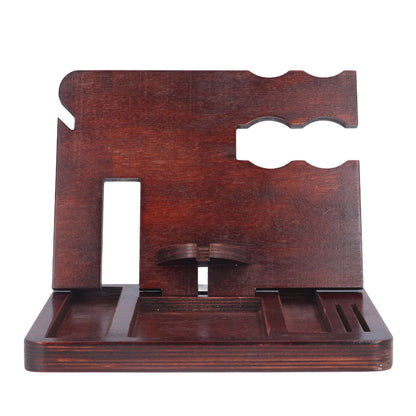 Desktop Storage Bracket Multifunctional Wooden Mobile Phone Base Watch Glasses Key Desktop Storage Bracket V1294-YM0523-3115210297311