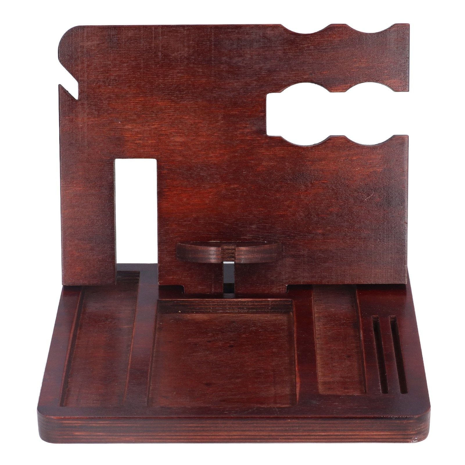 Desktop Storage Bracket Multifunctional Wooden Mobile Phone Base Watch Glasses Key Desktop Storage Bracket V1294-YM0523-3115210297311