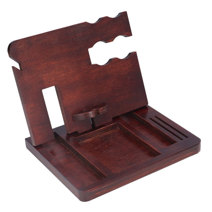 Desktop Storage Bracket Multifunctional Wooden Mobile Phone Base Watch Glasses Key Desktop Storage Bracket V1294-YM0523-3115210297311